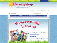 Tablet Screenshot of learningshop.com